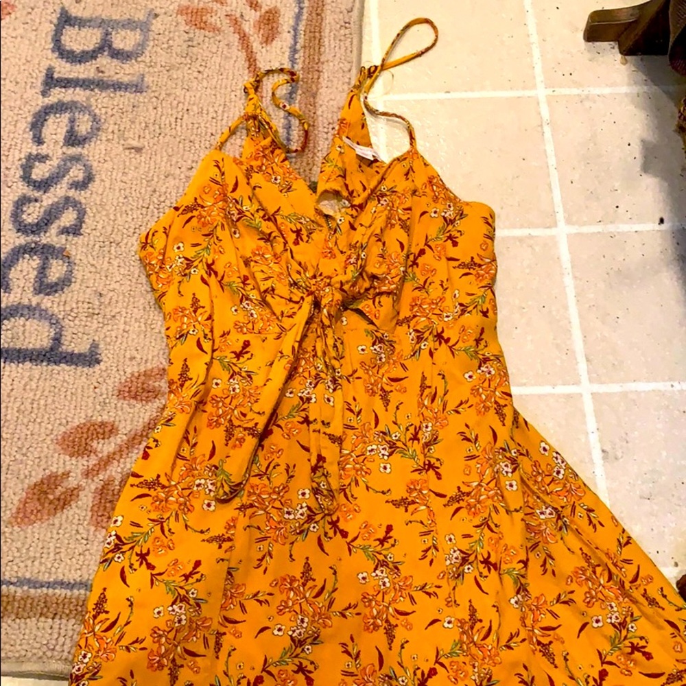 Yellow dress